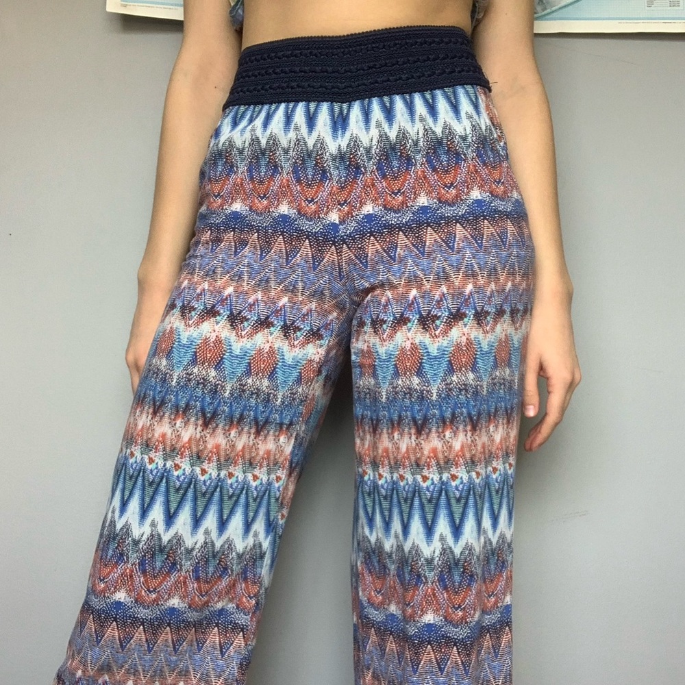 High-Waisted Boho Pants